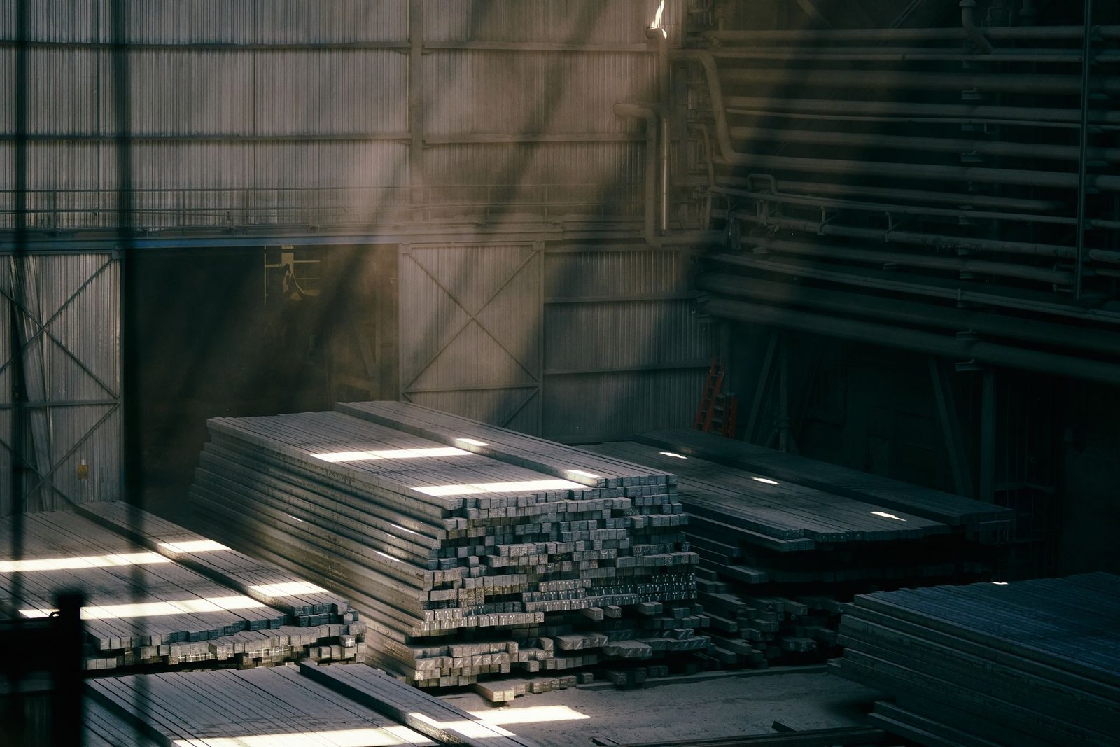 Steel warehouse