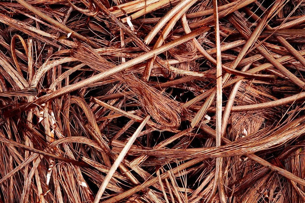 Copper wire ready to grade